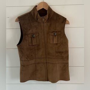 Lauren faux suede vest